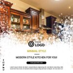 Modern Social Media Post Template for Interior Designer - 3D Decorative