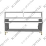 Nolan Entryway Console - 3D Decorative