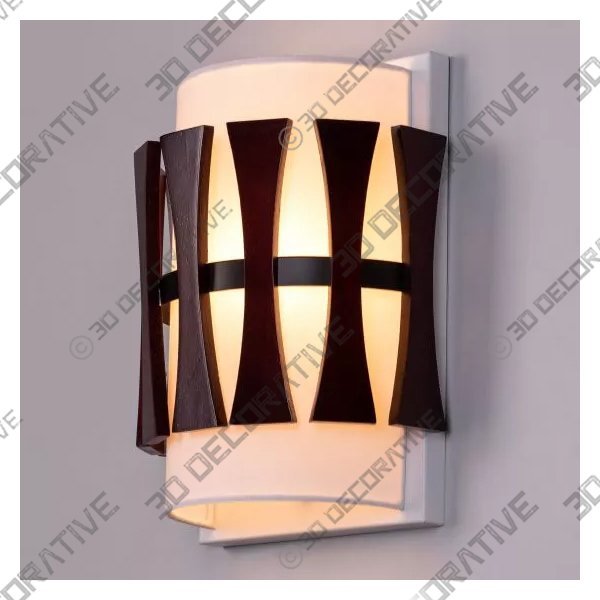 POSITIVE ENERGY WOODEN WALL LIGHT - 3D Decorative