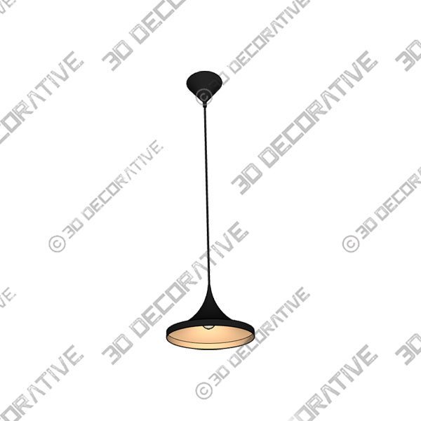 Safavieh Bowman 1-Light Lamp Pendant in Black - 3D Decorative