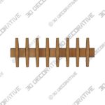 Shaw 7-Hook Rack - 3D Decorative