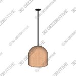 3_600X600-285.jpg Silvia Handwoven Rattan Pendant - 3D Decorative