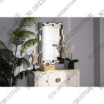 4_600x600-208.jpg Tanis Glam Bronze Finished Rectangular Accent Wall Mirror - 3D Decorative