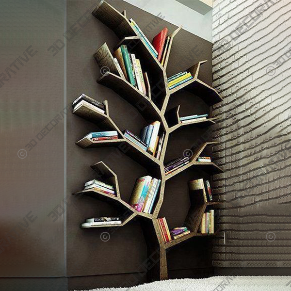 Tree Shape Bookshelf - 3D Decorative