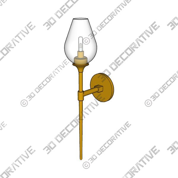 Sconce-2-5-1.jpg TULIP GRAND SCONCE - 3D Decorative