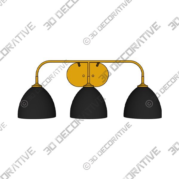 2-4-1.jpg Zoey 24 Inch 3 Light Bath Vanity Light by Golden Lighting - 3D Decorative