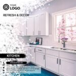 Modern Social Media Post Template for Interior Designer - 3D Decorative