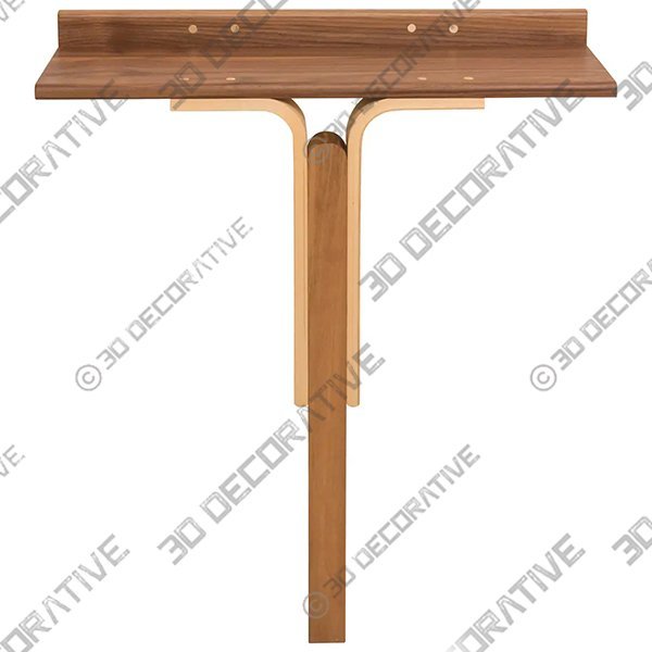 21st Century Contemporary Wood Console Table