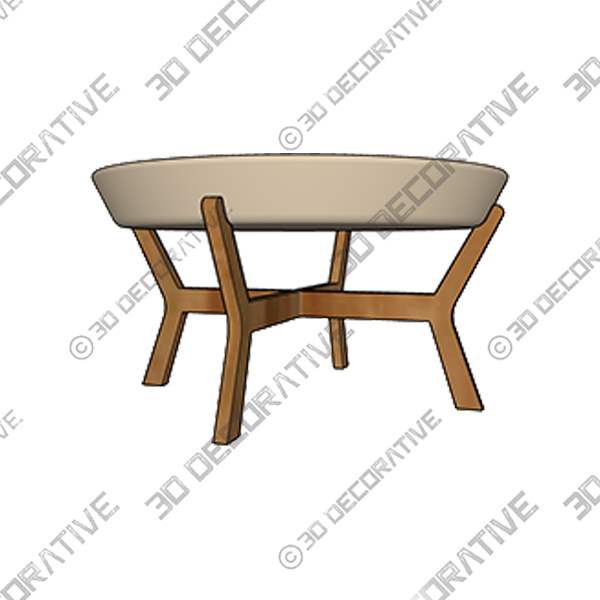 Angella Coffee Table - 3D Decorative