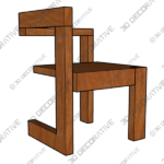 Gerrit Rietveld wooden Steltman chairs