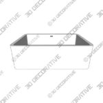 522429 Precis SILGRANIT 27" L x 17.75" W Undermount Kitchen Sink - 3D Decorative