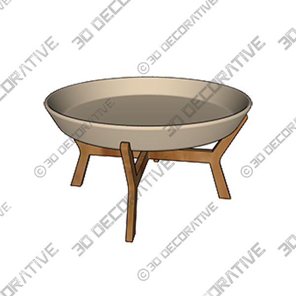 Angella Coffee Table - 3D Decorative