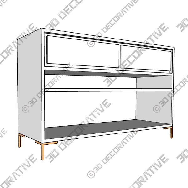 Nolan Entryway Console - 3D Decorative