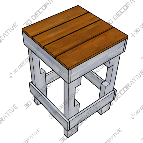 Outdoor Modern Patio Bar Stool