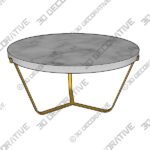 Dolomiti New Calacatta Marble Coffee Table