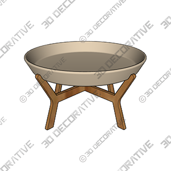 Angella Coffee Table - 3D Decorative