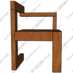 Gerrit Rietveld wooden Steltman chairs