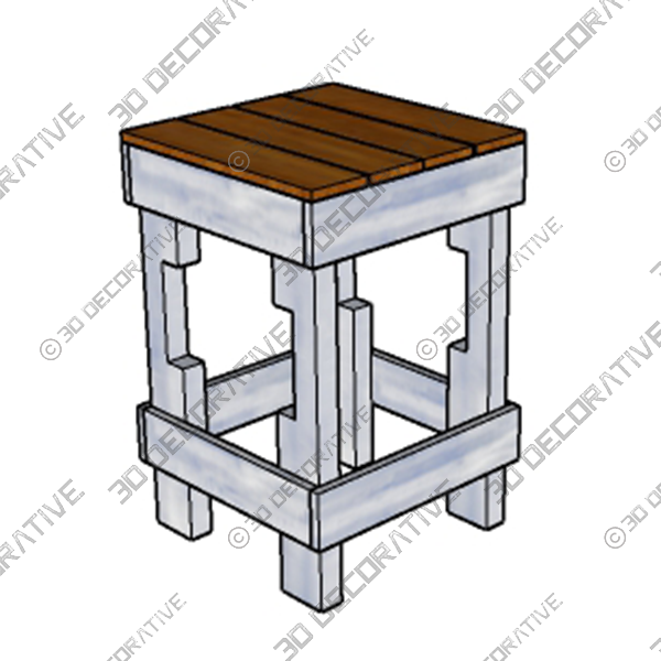 Outdoor Modern Patio Bar Stool