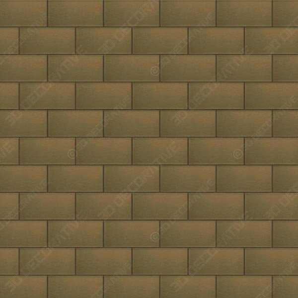 Aspect Peel And Stick Backsplash Brushed Bronze Long Grain Metal Tile Sample for Kitchen And Bathrooms