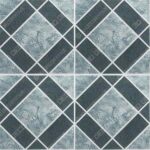 Achim Home Furnishings FTVGM30320 Nexus Vinyl Tile, Geo Light And Dark Blue Diamond Pattern