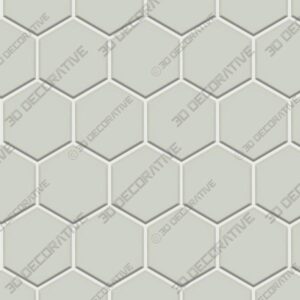 American Olean Starting Line Matte Gray Ceramic Hexagon Mosaic Floor Tile