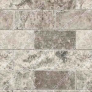 Anatolia Tile Silver Crescent Brick Mosaic Travertine Subway Tile