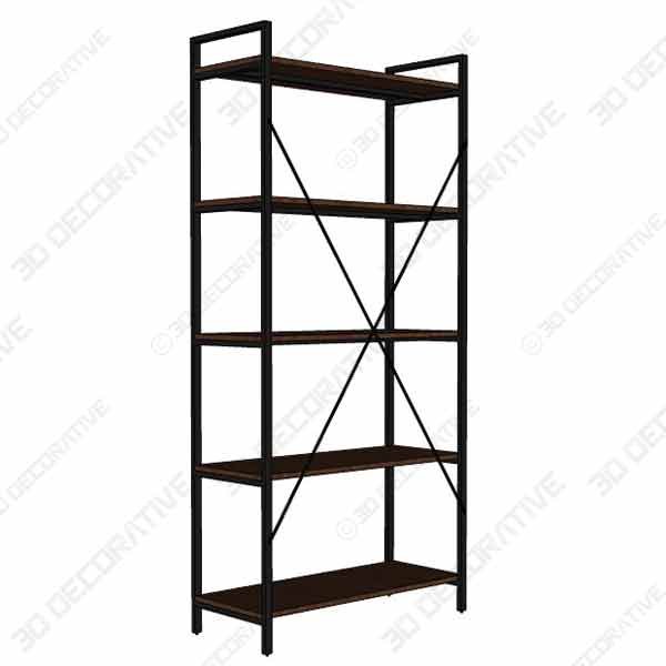 BON AUGURE Industrial Bookshelf- 3D Kitchen Models for 2020 Design - 3D Decorative