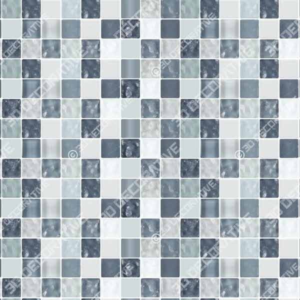 Blue And Grey Mosaic Tile