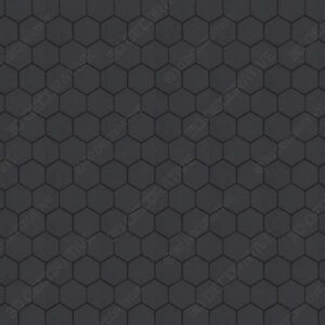 Black Hexagon Mosaic Carton