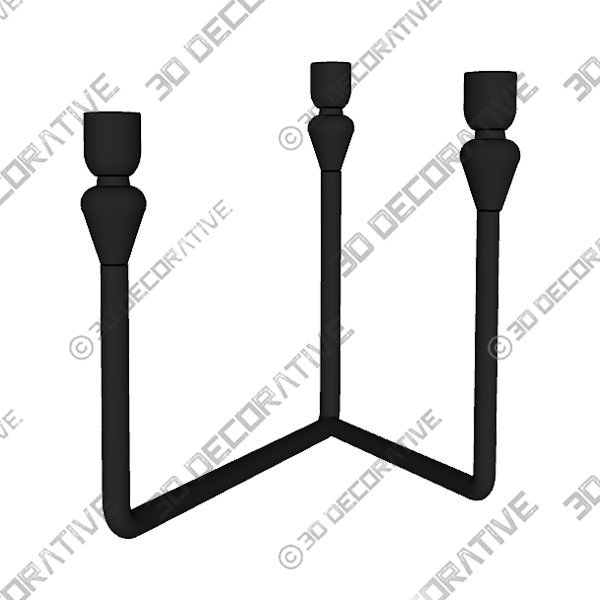 Iron Candelabra - 3D Decorative