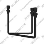 Iron Candelabra - 3D Decorative