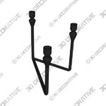 Iron Candelabra - 3D Decorative