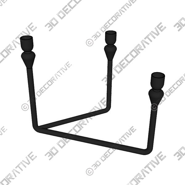 Iron Candelabra - 3D Decorative