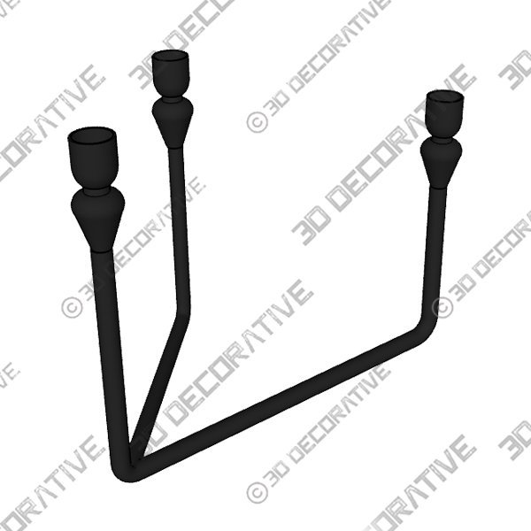 Iron Candelabra - 3D Decorative