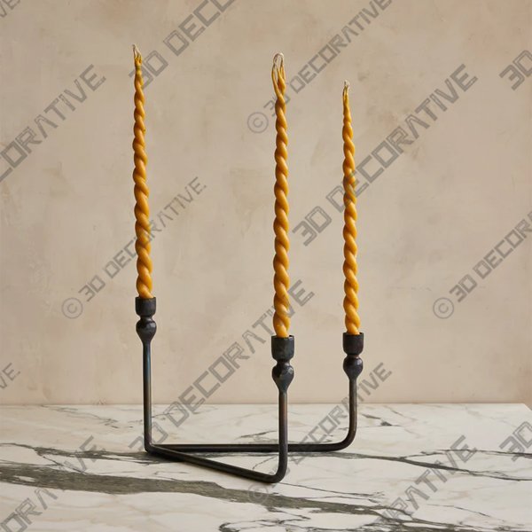 Iron Candelabra - 3D Decorative