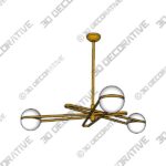 Corbett Kyomi Chandelier - 3D Decorative