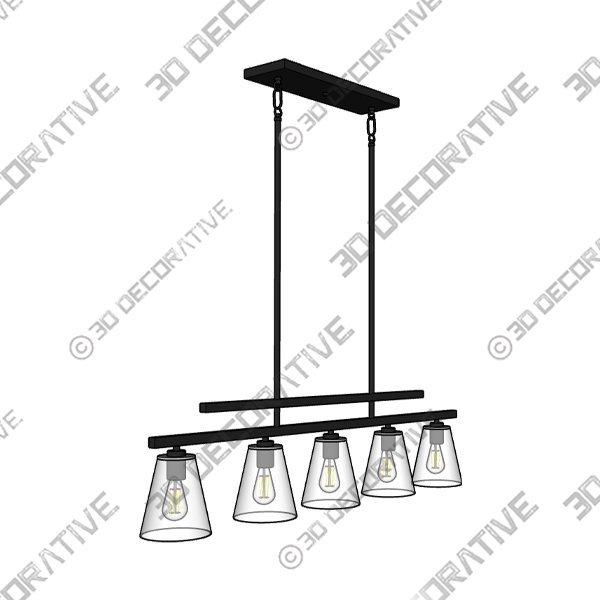 T BAR TAPER ISLAND CHANDELIER