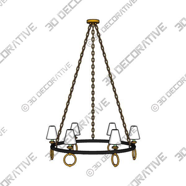 Chandelier- 3D Decorative