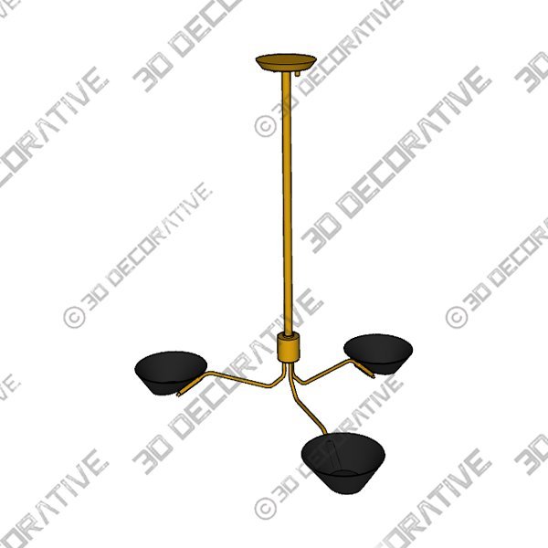 Sacramento Chandelier - 3D Decorative