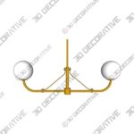 Irving 2-Light Chandelier