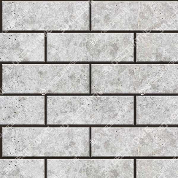 Concrete White Subway Mosaic Tile