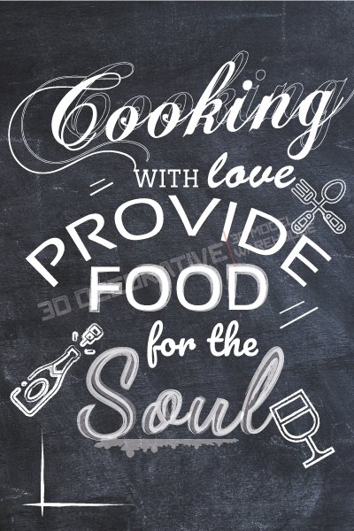 Cooking With Love Provide Food For The Soul