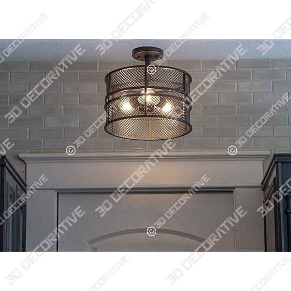 Décor Therapy CH1927 Rixon Mesh Shade - 3D Decorative