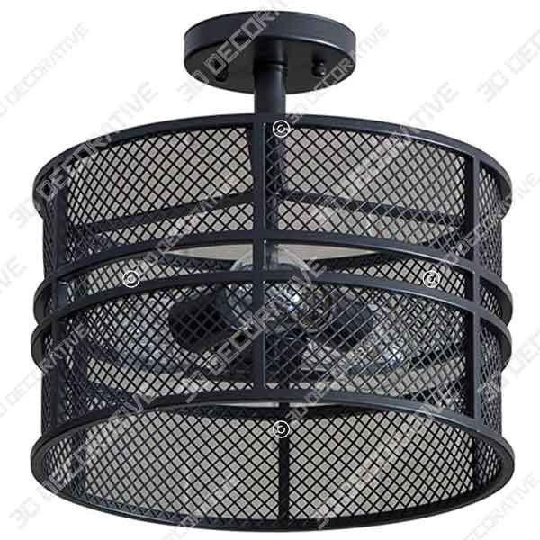 Décor Therapy CH1927 Rixon Mesh Shade - 3D Decorative
