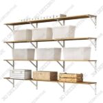 Style Selections Steel 9.06-in D x 6.54-in L x 0.98-in W White Decorative Shelf Bracket - 3D Kitchen Models for 2020 Design