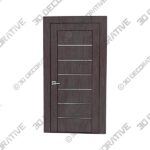 ALBA GRAY OAK SWING BELLDINNI MODERN INTERIOR DOOR - 3D Decorative