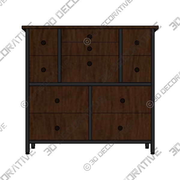 Abdari 11 Drawer Dresser Chest