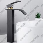 Bathroom Basin Faucet Deck Mount- 3D Decorative