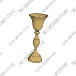 Bowl shape floor vase large for wedding decoration