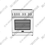 Beko 30″ 5.7 cu. ft. Convection Oven Freestanding Gas Range with 5 Sealed Burners – Stainless Steel